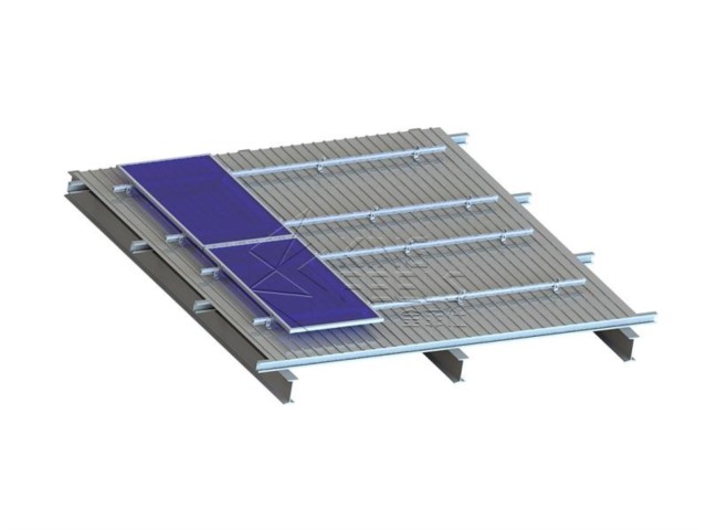 Toit en métal étain L Pieds Support de galerie de toit pour panneau solaire