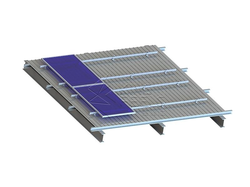 Support de galerie de toit pour panneau solaire, pieds en L