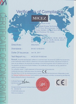 Certificat CE
