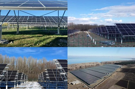 Projet de montage solaire au sol de 5 MW terminé
