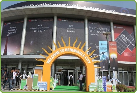 la 12e édition des moments de l'exposition sur les énergies renouvelables en Inde (REI)
